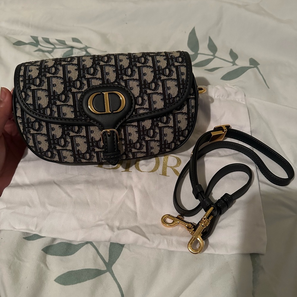 CD Bobby Fabric Crescent Bag